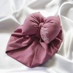 Personalizovani pamucni turban sa puff mašnom