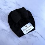 Pamučni turban sa puff mašnom